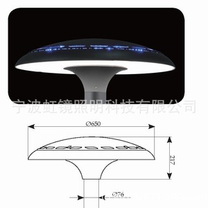 Lampe de jardin solaire Hongjing Lighting à LED, en alliage d'aluminium, 12V DC, capteur de lumière, durée de vie de 50000 heures - Product Image 3