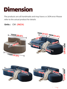 Canapé-lit pliable multifonctionnel, canapé pop-up, coussins de siège compressibles, design modulaire, salon moderne - Product Image 5