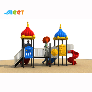 Ensemble de toboggans d'extérieur pour enfants MT-ZMF008, série <span class=keywords><strong>Château</strong></span>, équipement de terrain de jeux pour écoles et parcs - Product Image 2