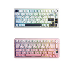 <span class=keywords><strong>Clavier</strong></span> mécanique sans fil AULA S75 PRO Tri-mode, avec montage Gasket, <span class=keywords><strong>clavier</strong></span> de jeu à commutation à chaud, disposition 75%, bouton métallique, vente en gros - Product Image 2