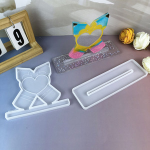 Molde de Silicona para Resina Hecho a Mano, Estilo DIY, Adornos Decorativos y Herramientas para Pasteles, Molde de Yeso para Resina - Product Image 4