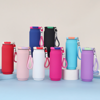 Nouvelle tasse isotherme transfrontalière 2026 en acier inoxydable 304, 500 ml, double paroi sous vide, avec couvercle portable en PP
