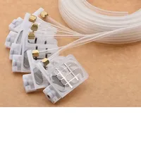 1Set Filter Peredam Garis Tabung Tinta 6 Warna dengan Oring Mur Sekrup untuk Printer UV Epson XP600 TX800