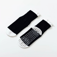 Chaussettes de yoga antidérapantes en coton de haute qualité, design personnalisé, lot de deux, avec grip, collection 2026