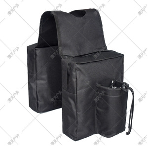 Bolsa de almacenamiento para exteriores, para UTV, ATV, moto de nieve, buggy de playa, tipo gancho rectangular, poliéster, negro - Product Image 1
