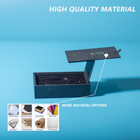 Cajas Rígidas de Regalo con Tapa Abatible de Cartón para Perfumes de Lujo, Impresión de Grabado Personalizada, Innovadoras, para el Cuidado Personal Masculino
