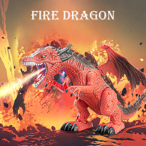 Điều Khiển Từ Xa Khủng Long Đồ Chơi Động Vật Âm Thanh Dinobot Điện Đi Bộ Động Vật Đồ Chơi Với Âm Nhạc Đèn Phun Đồ Chơi Món Quà Giáng Sinh - Product Image 2