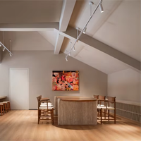 Meubles de restaurant modernes sur mesure Songdesign, ensemble de tables et de chaises, matériau en bois, motif carré, taille et couleur personnalisées, garantie 5 ans