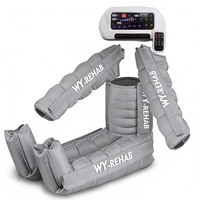 Appareil de pressothérapie médical CE MDR professionnel à 6 cavités, masseur à pression d'air, combinaison de compression corporelle complète, machine de drainage lymphatique