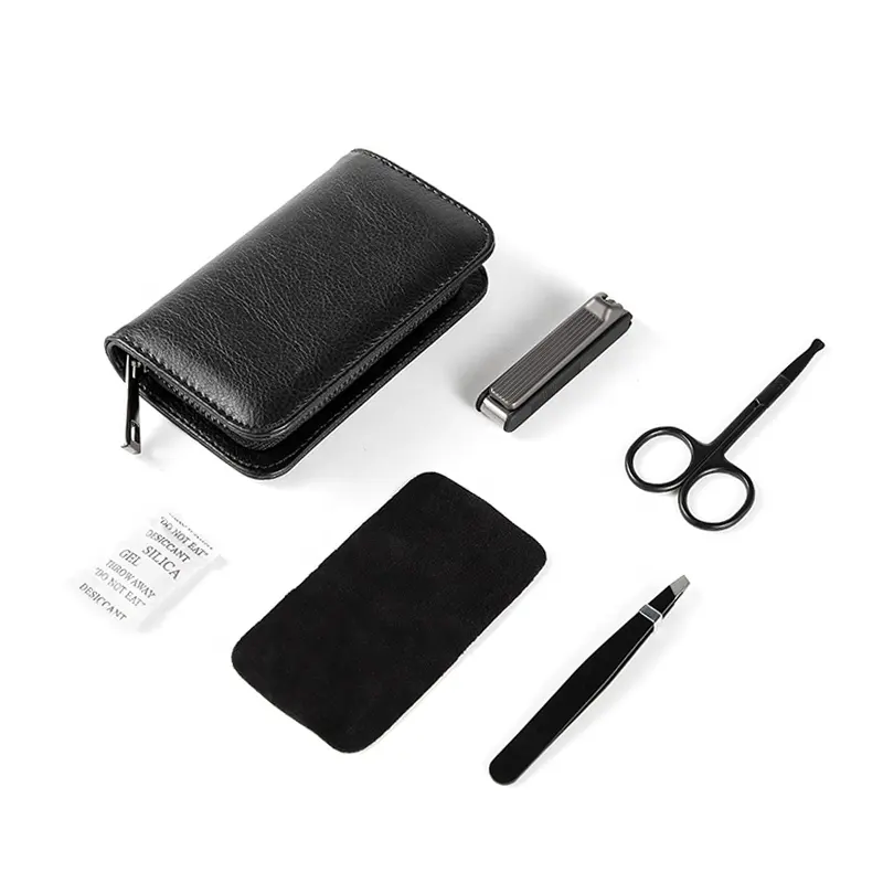 Eliter Hot Sell Wholesale 3 In 1 Portable Person Care Men's Manicure Grooming Set Pedicure Manicure Kits