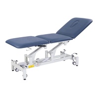 Table de Massage ostéopathique chiropratique 3 sections lit de traitement échographie physiothérapie civière Table d'examen médical