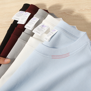 Camisetas de <span class=keywords><strong>Regalo</strong></span> Corporativas para Hombre, 240G 50S, Logotipo Personalizado, Suaves, Transpirables, Casuales de Negocios, Calidad Premium, al por Mayor - Product Image 2