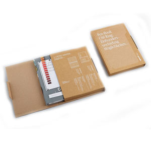 Versandkarton mailer box spedizione cartone ondulato scatola di spedizione emballage cartone logo personalizzato per imballaggio di libri wrap postal - Product Image 2