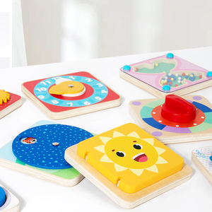 Tavola delle Attività Montessori <span class=keywords><strong>Giochi</strong></span> di Motricità Fine Apprendimento <span class=keywords><strong>Abilità</strong></span> di Vita Quotidiana Allenamento Sensoriale Giocattoli Educativi per Bambini Ragazzi Ragazze - Product Image 5