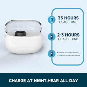 Mini audífonos digitales CIC OTC <span class=keywords><strong>para</strong></span> <span class=keywords><strong>sordera</strong></span>, venta al por mayor, audífono recargable, dispositivo auditivo, fabricante de calidad - Product Image 2