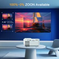 Proyector Multimedia LED de 300 ANSI Lúmenes, Diseño Elegante, 1080P, Sonido Estéreo de Alta Fidelidad para una Experiencia de Cine en Casa