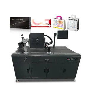 Printer inkjet UV kode QR variabel kode batang makanan pelabelan Kimia Harian, berkecepatan tinggi, jelas dan ketat printer inkjet otomatis