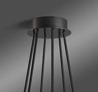 Yihao VALETTE moderno decorativo latón cobre 3000K luz blanca cálida altura ajustable 220V E12 bombilla colgante lámpara de araña