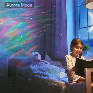 Lámpara de noche LED romántico nebulosa niños bebé cielo estrella proyector de luz nocturna con Bluetooth - Product Image 4
