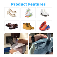 Machine à aplatir silencieuse pour empeignes de chaussures, haute efficacité, pour le collage de chaussures et le traitement des empeignes en cuir
