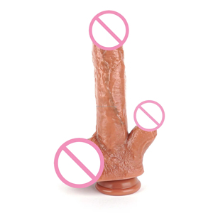 Dildos de Silicona con Color de Piel Realista para Mujeres, Juguete Sexual con Ventosa Suave y Flexible, Vibrador Eléctrico Gigante a Prueba de Agua - Product Image 2