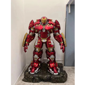 <span class=keywords><strong>1</strong></span>:<span class=keywords><strong>1</strong></span> a grandezza naturale MK50 <span class=keywords><strong>Iron</strong></span> <span class=keywords><strong>Man</strong></span> scultura con luci a Led a dimensione reale personaggio del film Marvel in fibra di vetro statua uomo in ferro scultura - Product Image 3