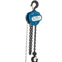Palans à chaîne manuels HSZ-B 2 tonnes, chaîne en acier allié de 8 mm pour levage de chantier