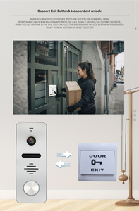 New Màn Hình Ngoài Trời Máy Ảnh Video Chuông Cửa Wifi Thông Minh Chuông Cửa Biệt Thự Liên Lạc Hệ Thống IP Video <span class=keywords><strong>Intercom</strong></span> Máy Liên Lạc Âm Thanh Chuông Cửa Màn Hình - Product Image 6
