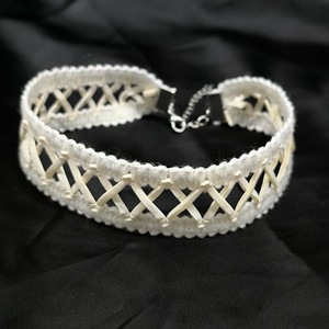 Collar tipo gargantilla de cuero PU estilo punk para mujer, estilo coreano oscuro y moderno, cuero con personalidad dulce y cool - Product Image 5
