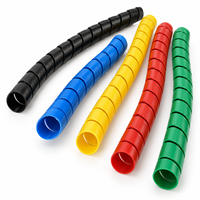 Tube en spirale en PP de couleur naturelle pour l'assemblage de faisceaux de câbles OEM et la protection des câbles