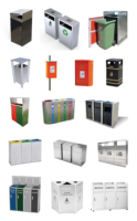 Poubelle extérieure en acier inoxydable sur mesure OEM/ODM pour les appels d'offres municipales et les projets architecturaux