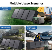 Panneau Solaire Pliable 100W à 800W pour Camping-Car, Camping et Alimentation de Secours Extérieure - Module PV Monocristallin Haute Efficacité et Durable