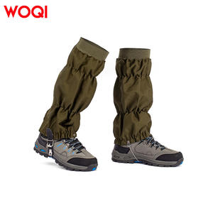 Guêtres WOQI vertes en polyester, protection imperméable pour la randonnée, le camping, la neige, les activités de plein air pour adultes - Product Image 2