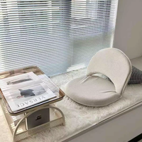 Chaise de stade ronde portable Hangrui en coton et lin, structure en acier, capacité de 120 kg, siège rembourré pour événements sportifs