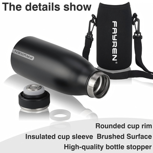 Stainless Steel Insulated Water Bottle Insulated Thermo <strong>Flask</strong> for <strong>Hot</strong> and Cold Beverages Leakproof <strong>Drinking</strong> Bottle - Product Image 5