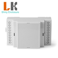90*57*53mm Nouveau Design Module Contrôle Plc 9 Points Haute Qualité Din Rail Boîtier Montage Din Rail Power Repeater Din Rail Case