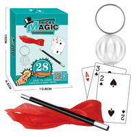 Set mainan trik sulap anak-anak, Kit trik sulap kustom, Set untuk anak-anak dengan instruksi Video