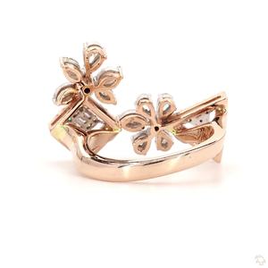 Elegant Diamond Gold Ring for Women Luxury Design Engagement Wedding Gift Fine Jewelry Bright Shine - Product Image 4