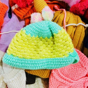 Chapeau de citrouille Automne Hiver Design animal de dessin animé Pull en laine Bonnet pour bébés Coupe-vent Chaud Haute douceur Gratuit Jackwen Factory - Product Image 4