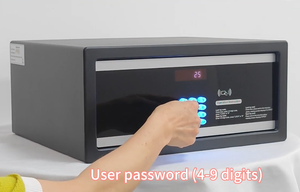 Caja Fuerte Inteligente con Aplicación TTLock, 4 Métodos de Desbloqueo (Aplicación+Contraseña+Tarjeta+Llave), Totalmente de Acero, Caja de Seguridad para Hotel, Oficina, Apartamento - Product Image 4