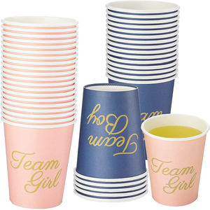 Gobelets en papier jetables de Noël pleine grandeur motif de fleurs conception de dessin animé pour la fête de vacances pour adultes enfants boisson chaude et froide - Product Image 6
