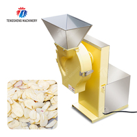 Eenvoudig Te Bedienen Automatische Plantaardig Fruit Knoflook-Ui Weegbree Chips Maken Snijmachine Verwerking Machine