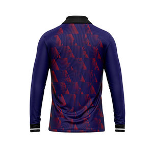 ชุดฟุตบอลแขนยาวลายเรขาคณิตวินเทจแบบกำหนดเองชุดสไตล์ย้อนยุคน้ำหนักเบาคุณภาพสูงสำหรับการฝึกเป็นทีม - Product Image 2