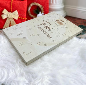 Calendrier de l'Avent de Noël personnalisé, 24 jours, boîte cadeau vide pour desserts, boîtes de calendrier de l'Avent de Noël - Product Image 5