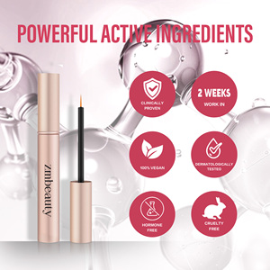 ZM BEAUTY Sérum d'amélioration des <span class=keywords><strong>cils</strong></span> des sourcils <span class=keywords><strong>Vegan</strong></span> personnalisé 100% Traitements des <span class=keywords><strong>cils</strong></span> organiques naturels <span class=keywords><strong>Kit</strong></span> <span class=keywords><strong>de</strong></span> sérums <span class=keywords><strong>de</strong></span> croissance allongeant - Product Image 5