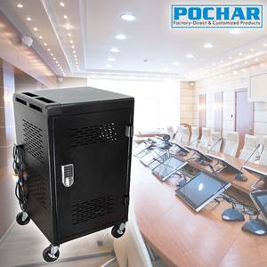 Chariot de charge pour ordinateur portable à 30 unités, pour l'école, avec clavier électronique et prise de courant alternatif, équipement éducatif - Product Image 6