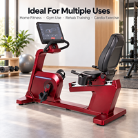 Vélo d'exercice couché électromagnétique K-FIT GSK2 avec générateur autonome en option, entraîneur cardio pour salle de sport commerciale et fitness à domicile