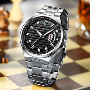 Curren 8375 Uomini di Marca di <span class=keywords><strong>Orologi</strong></span> di Lusso <span class=keywords><strong>Orologi</strong></span> <span class=keywords><strong>da</strong></span> <span class=keywords><strong>Polso</strong></span> Al Quarzo Degli Uomini di Modo Della Fascia Dell'acciaio Inossidabile Auto Data Orologio Relojes - Product Image 6