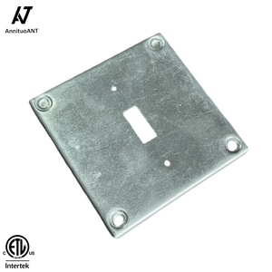 4-inch ổ cắm hộp bề mặt Bìa vuông lớn lên thép mạ kẽm cho một chuyển đổi chuyển đổi 4inch vuông 3/8inch lớn lên bề mặt cetl - Product Image 1