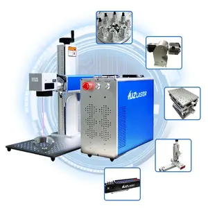 20w mini laser printer 50w 100w optical metal fiber laser marking machine for all metal